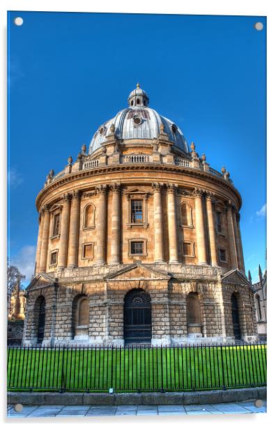Radcliffe Camera, Oxford, England, UK Acrylic by Mark Llewellyn