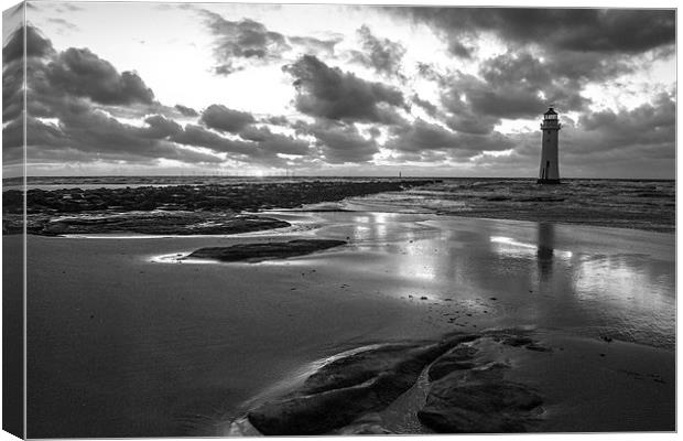 Perch Rock Lighthouse Canvas Print by Jed Pearson