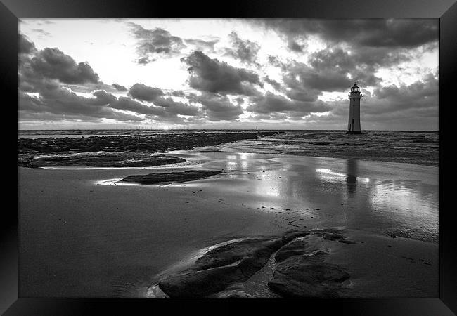 Perch Rock Lighthouse Framed Print by Jed Pearson