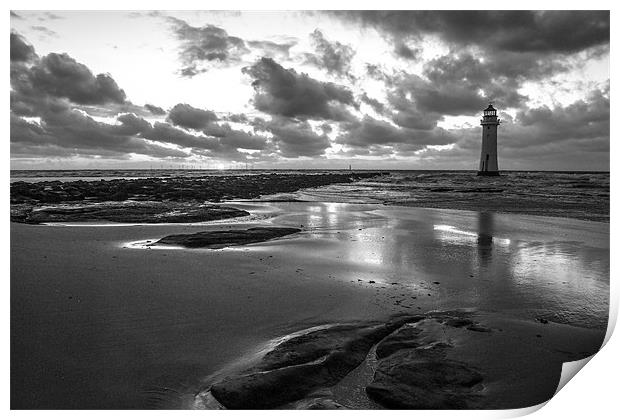 Perch Rock Lighthouse Print by Jed Pearson