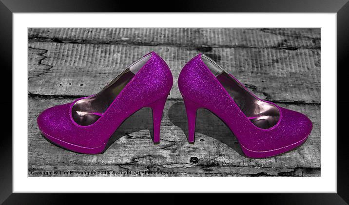 Shoes!! Framed Mounted Print by Tim Pennington