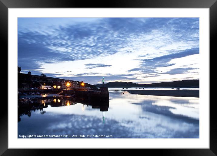 Padstow Harbour, Cornwall Framed Mounted Print by Graham Custance