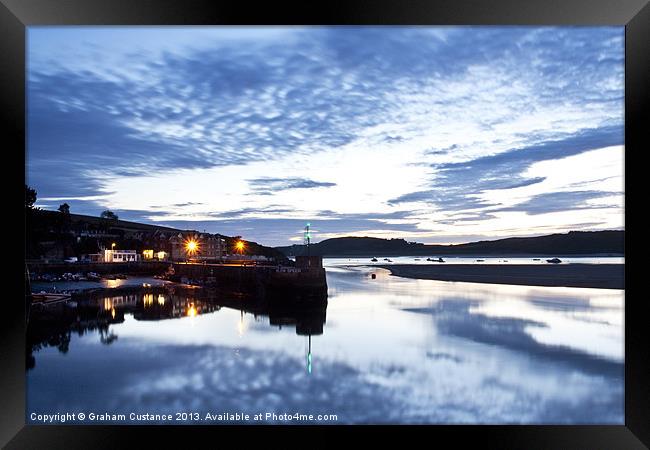 Padstow Harbour, Cornwall Framed Print by Graham Custance