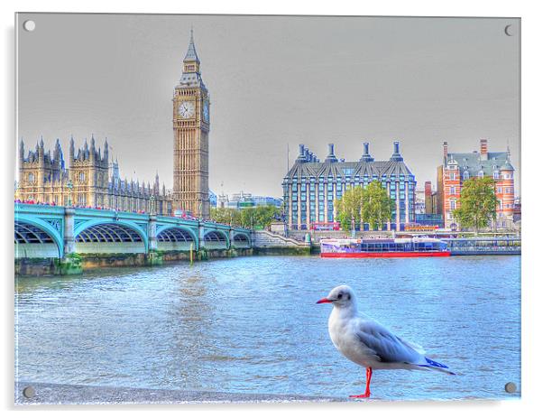 London HDR Acrylic by Louise Godwin