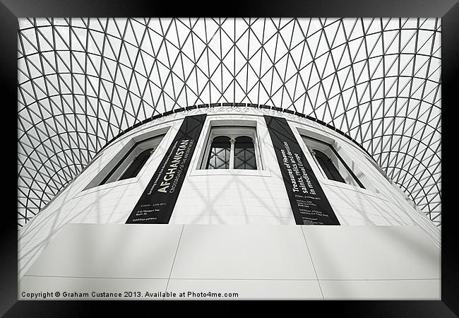 Great Court, British Museum Framed Print by Graham Custance