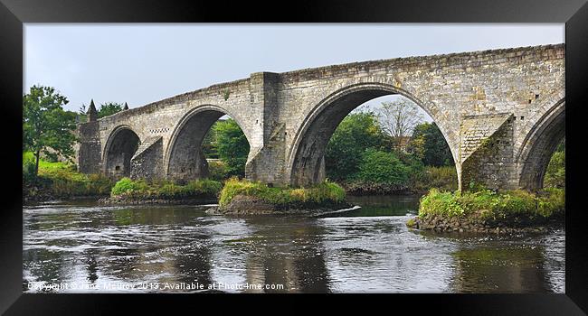 Old Bridge at Stirling, Scotland Framed Print by Jane McIlroy