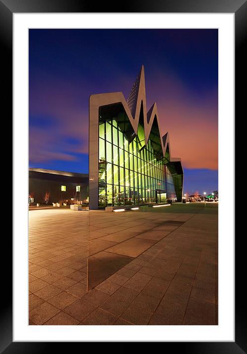 Glasgow Riverside Framed Mounted Print by Grant Glendinning