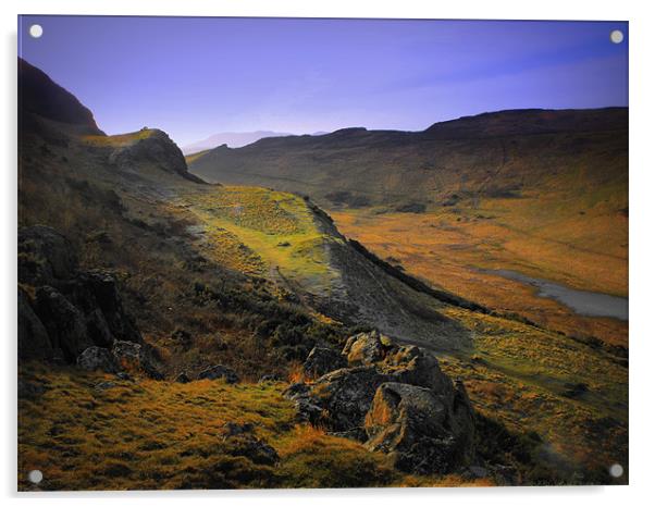 scottish landscape Acrylic by dale rys (LP)