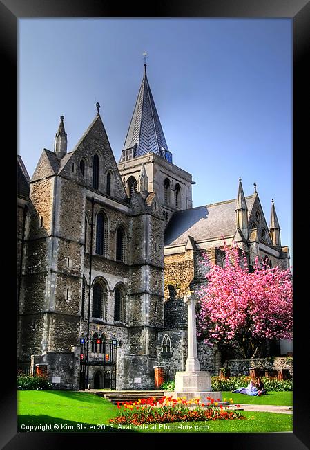 Rochester Cathedral Framed Print by Kim Slater