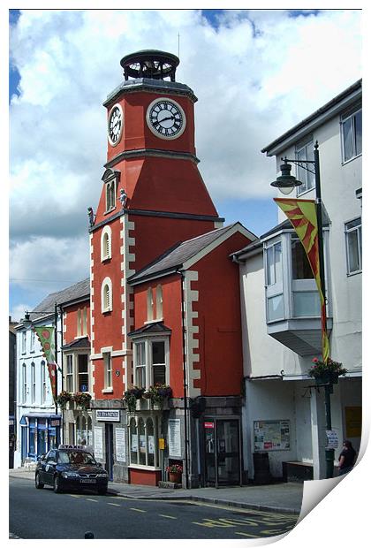 The Clock Tower Pembroke Print by Steve Purnell