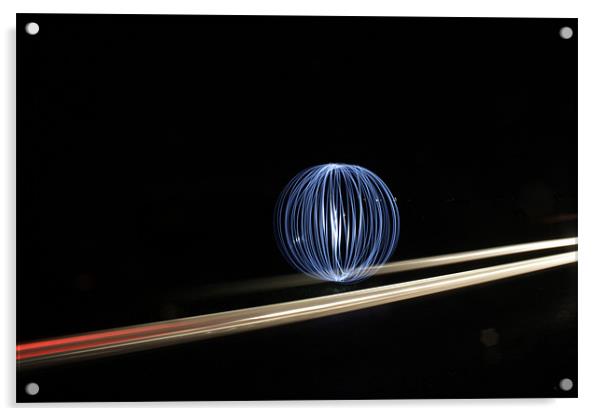 Light ball Acrylic by Gavin Wilson