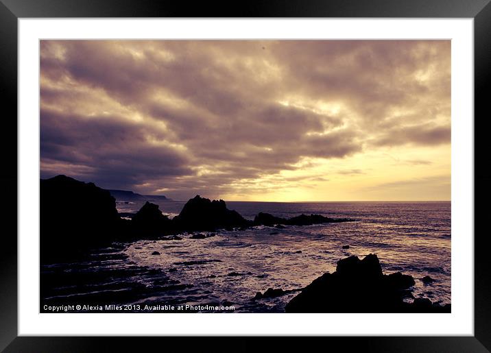 Hartland quay Framed Mounted Print by Alexia Miles