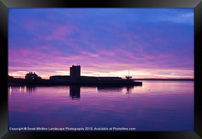 Brought Ferry Castle Framed Print by Derek Whitton