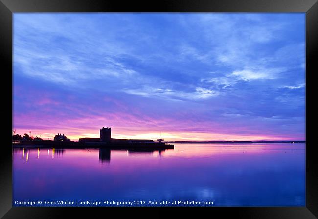 Brought Ferry Castle 2 Framed Print by Derek Whitton