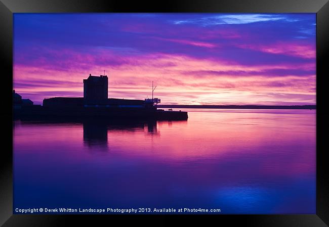 Brought Ferry Castle 4 Framed Print by Derek Whitton