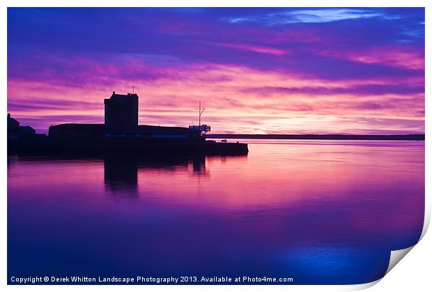 Brought Ferry Castle 4 Print by Derek Whitton