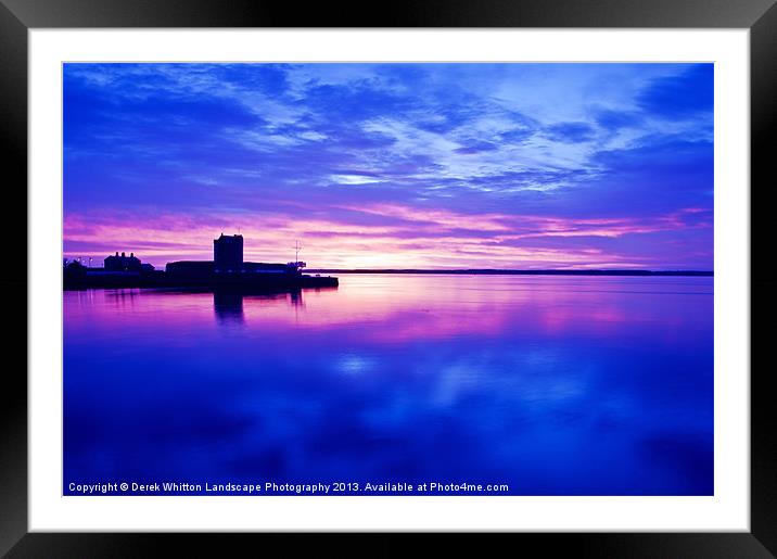 Brought Ferry Castle 5 Framed Mounted Print by Derek Whitton