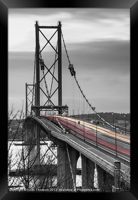 Forth Road Bridge Framed Print by Keith Thorburn EFIAP/b
