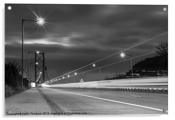 Forth Road Bridge Acrylic by Keith Thorburn EFIAP/b