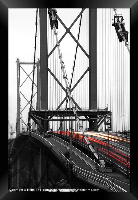 Forth Road Bridge Framed Print by Keith Thorburn EFIAP/b