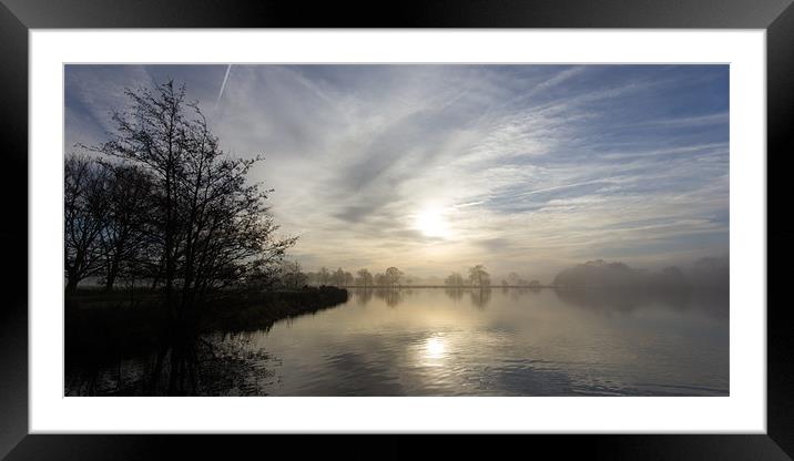 Winters day Framed Mounted Print by Simon Wrigglesworth