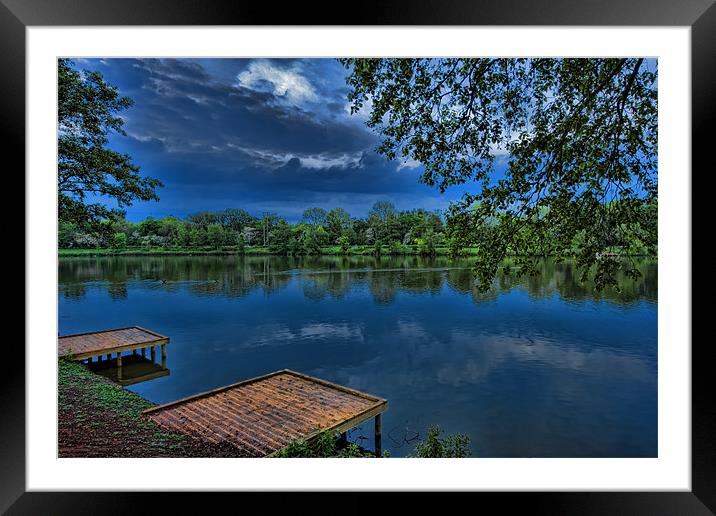 Arrow valley lake Framed Mounted Print by Paul Fisher