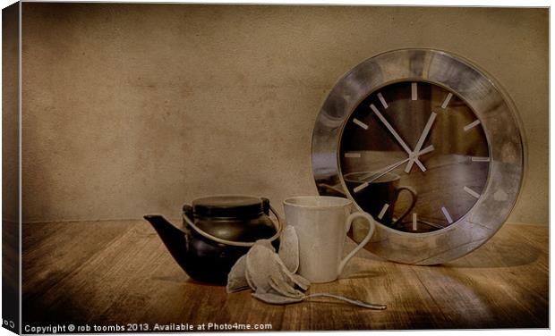 TEA TIME Canvas Print by Rob Toombs