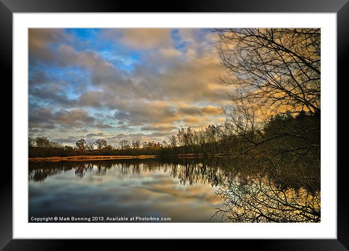Thompson Water Framed Mounted Print by Mark Bunning