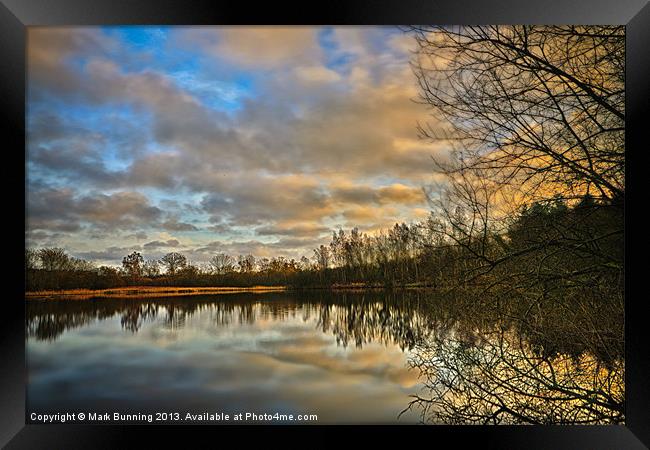 Thompson Water Framed Print by Mark Bunning