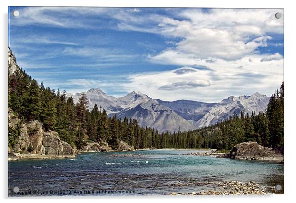 Banff National Park Acrylic by Lynn Bolt