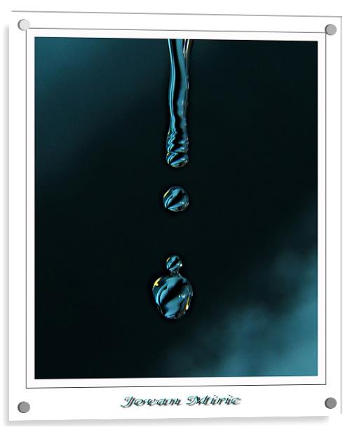 Water drop  Acrylic by Jovan Miric