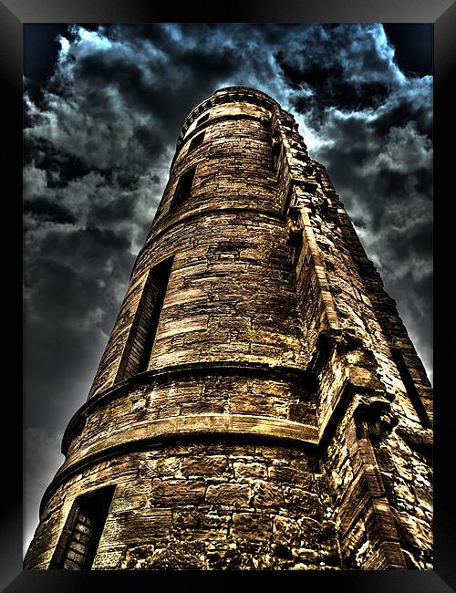 Dramatic Eglinton Castle Framed Print by Chris Archer