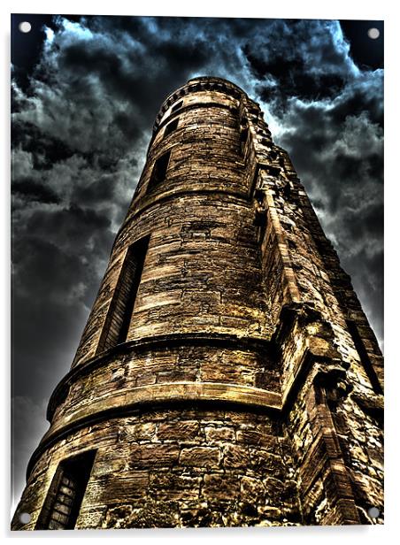 Dramatic Eglinton Castle Acrylic by Chris Archer