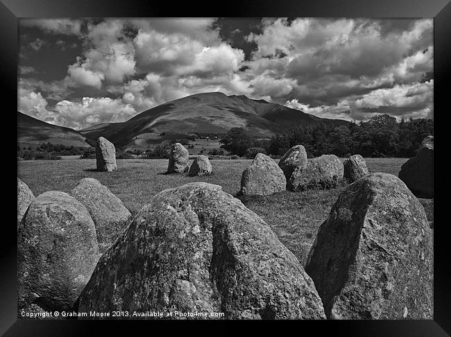 Castlerigg Stone Circle Framed Print by Graham Moore