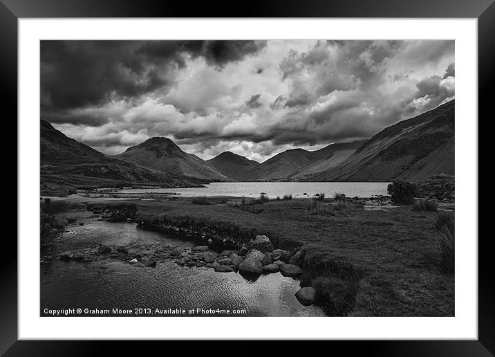 Wast Water Framed Mounted Print by Graham Moore