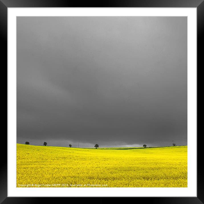 Warwickshire landscape Framed Mounted Print by Creative Photography Wales