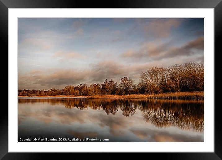 Thompson Water 2 Framed Mounted Print by Mark Bunning