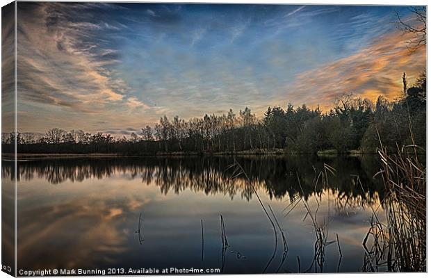Thompson Water 3 Canvas Print by Mark Bunning