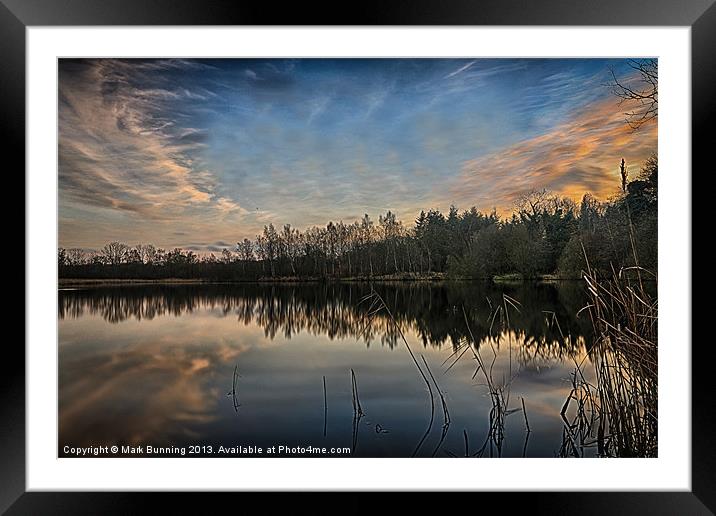Thompson Water 3 Framed Mounted Print by Mark Bunning