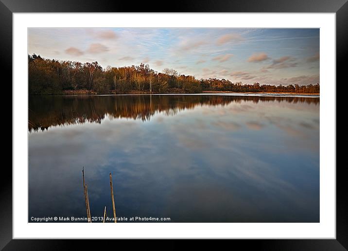 Thompson Water 4 Framed Mounted Print by Mark Bunning
