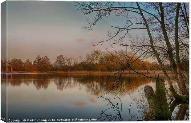 Thompson Water 5 Canvas Print by Mark Bunning
