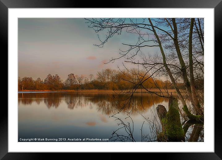 Thompson Water 5 Framed Mounted Print by Mark Bunning