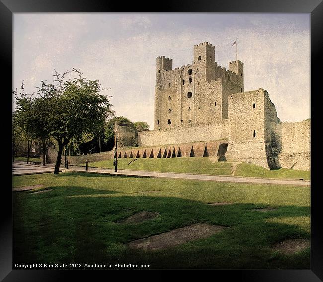 Rochester Castle Framed Print by Kim Slater
