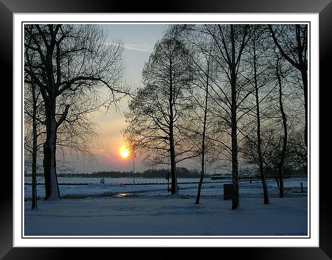 winter sunshine  Framed Print by Jovan Miric