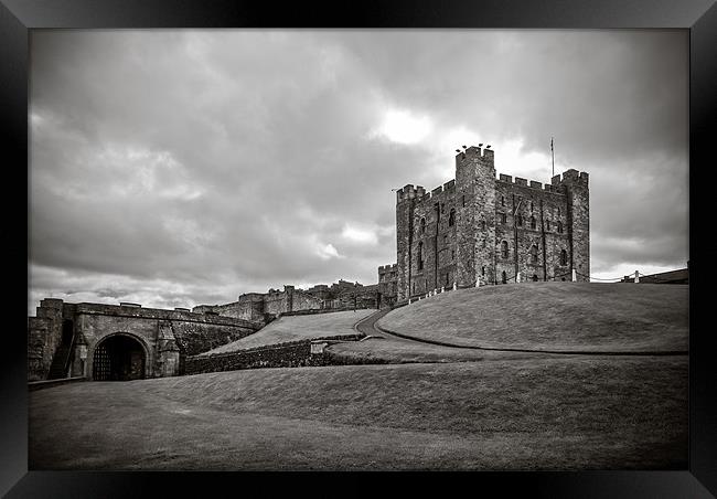 Bamburgh Castle, Northumberland, England, UK Framed Print by Mark Llewellyn