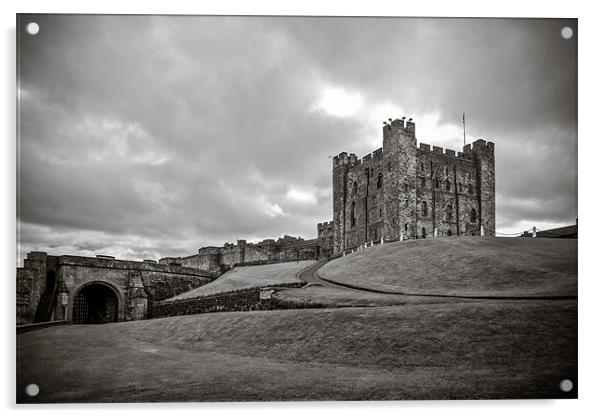 Bamburgh Castle, Northumberland, England, UK Acrylic by Mark Llewellyn