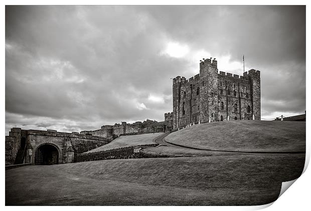 Bamburgh Castle, Northumberland, England, UK Print by Mark Llewellyn