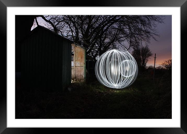 light ball Framed Mounted Print by Gavin Wilson