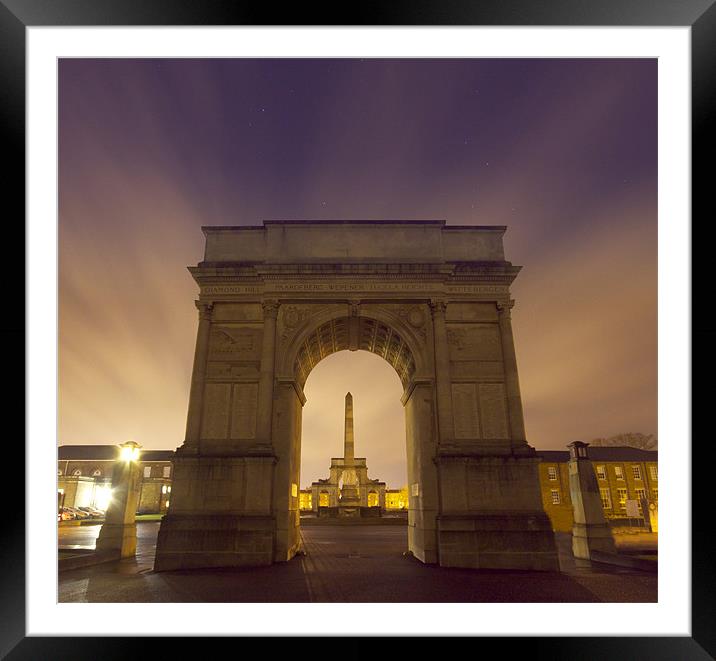 African Arch at night Framed Mounted Print by Ben Monaghan