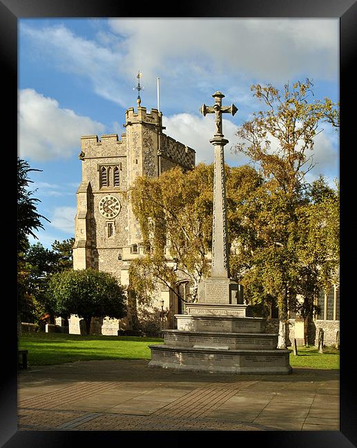 St Peter & St Pauls, Tring Framed Print by graham young